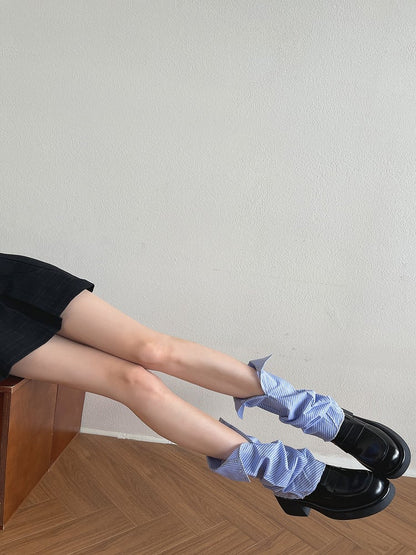 Sleeves Blue Shirt Cuffs Pattern Navy Leg Design Collar Striped