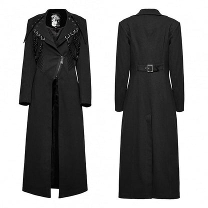 Black Visual Heavy-processed Punk Coat