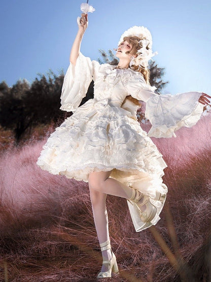 Jumper Shiro White Sweet Skirt Hime Lolita Dress Hanayome