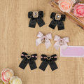 Bow Kei | Hairclips 10 Jirai with Rhinestone Options Butterfly Elegant Square