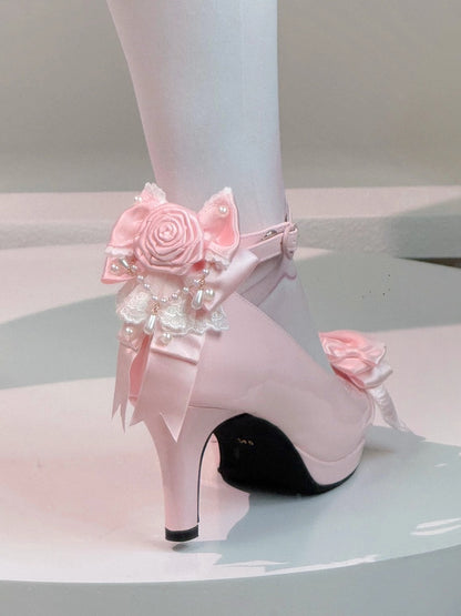 Rosette Options Shoe Clips with Design Bowknot 3 Color