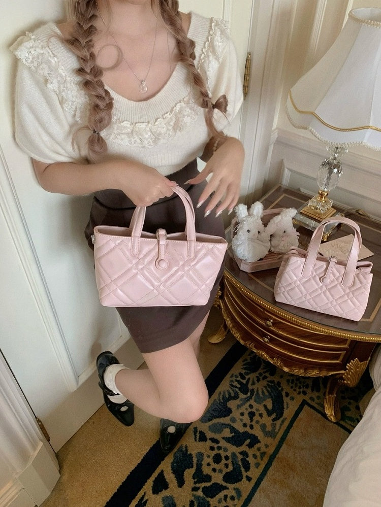 Elegant Diamond Handbag - S/M - Lalacita