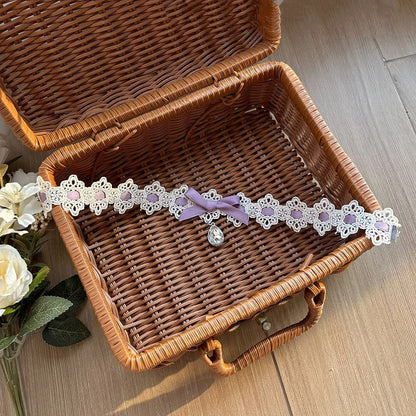 / Pink Blue Purple Choker