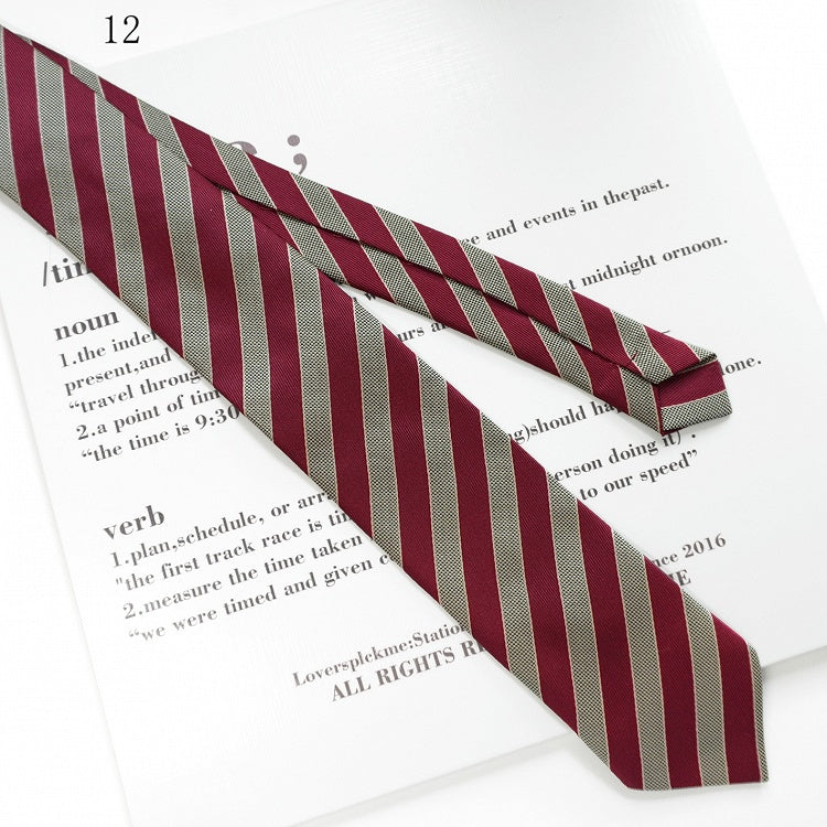 Tie JK Striped 17 Neck Pattern Options Uniform