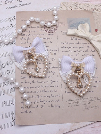 Jirai Bowknot Kei Options Charm Color 8 Hairclip Heart