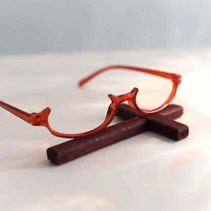 Cyberpunk Wine Eyeglasses Frame Red