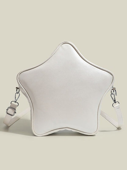 5 Colors PU Kawaii Five-Star Shape Ita Bag - CMERSIKENG