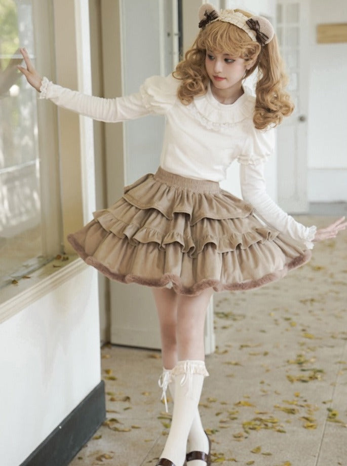 コココートワンピース ボリュームガーリーフリル＋スカート日記