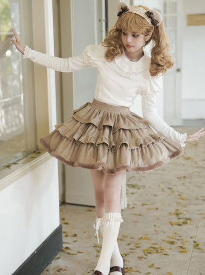 コココートワンピース ボリュームガーリーフリル＋スカート日記