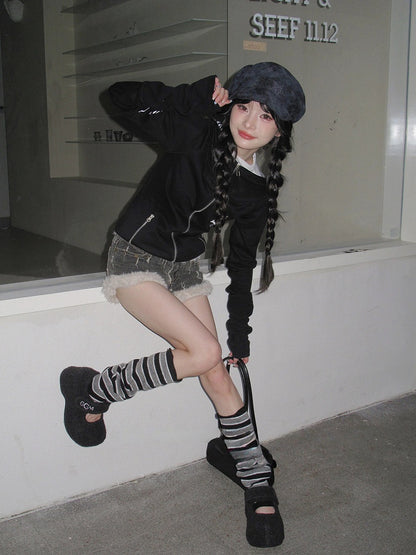 Warmers Striped Knit Leg
