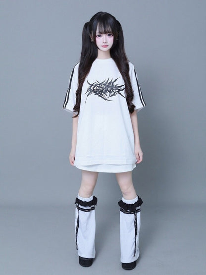 White Pleated Skirt Short - ITAMI