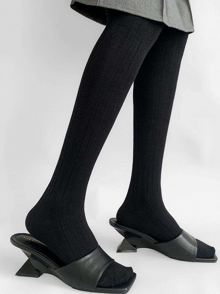 Patterns Tights 7 Diamond Striped Colors Vertical Maillard