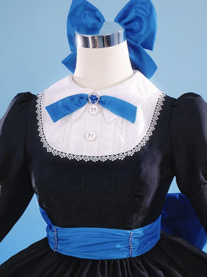 パンティ＆ストッキングwithガーターベルト ストッキング?? アナーキーな黒ドレス ロリータ風コスプレ衣装