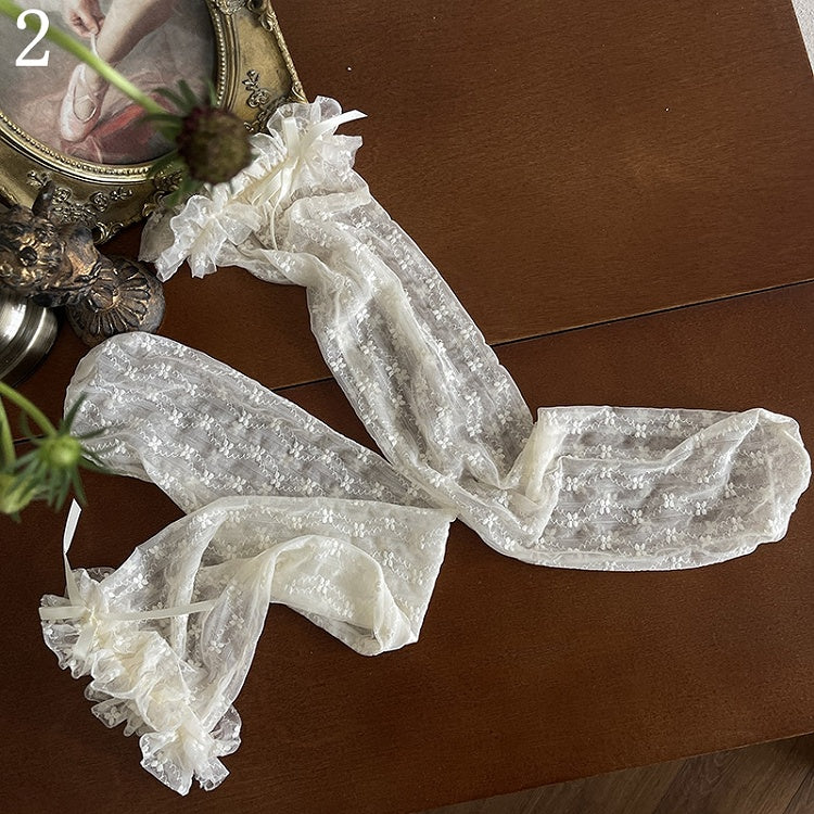 White Fishnet Tights, Lace Stockings and Ankle Sock Options