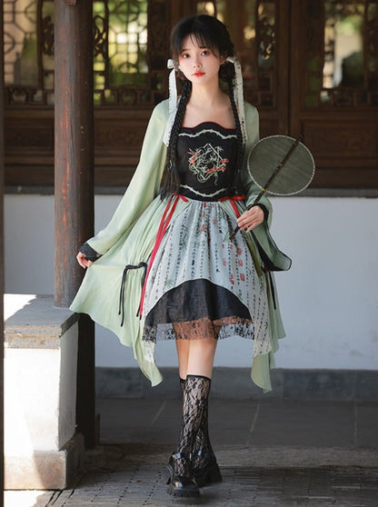 Design + Bow + China Big Apron Dress