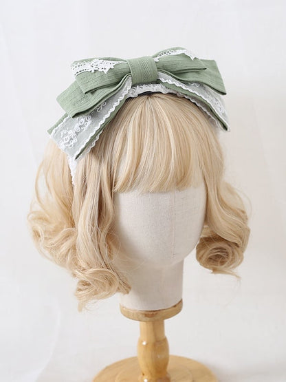 Lolita Bowknot Colors Multi-Layer Elegant 10 Lace KC
