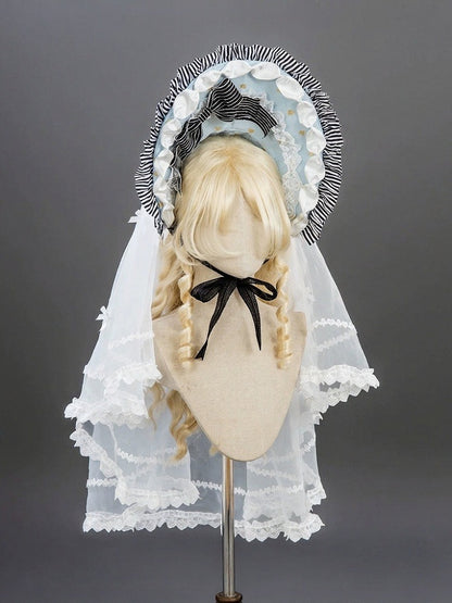 Alice in Wonderland Off-Shoulder Lolita Dress with Playing Card Appliques - Hinana Queena