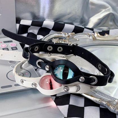 ゴシックパンクアイボールチョーカー