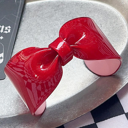 Y2K Bowknot Red Red/White/Green/Rose Cuff