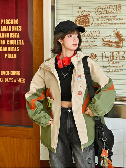 Zootopia Nick/Judy Ears Hooded Jacket