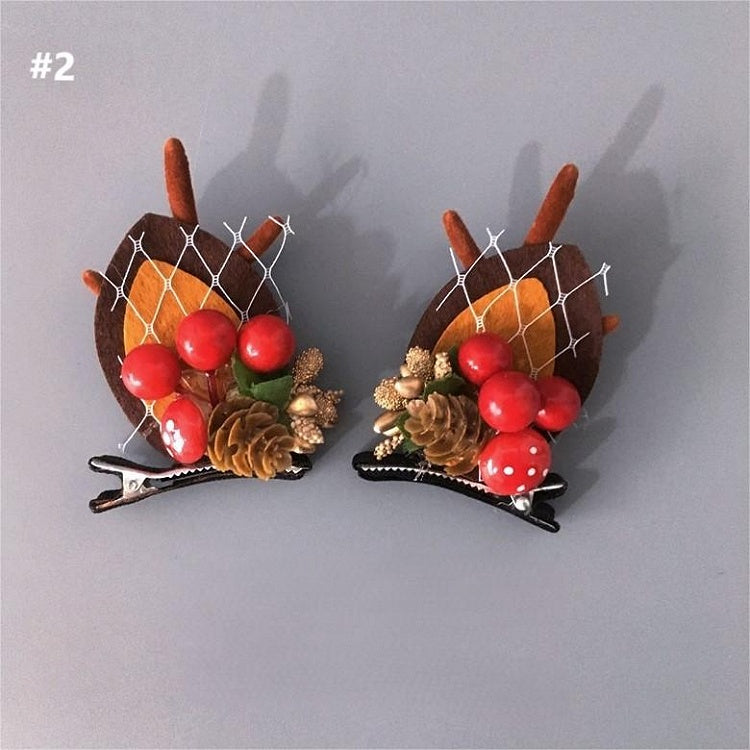 Hairclips 6 Ear Options Deer