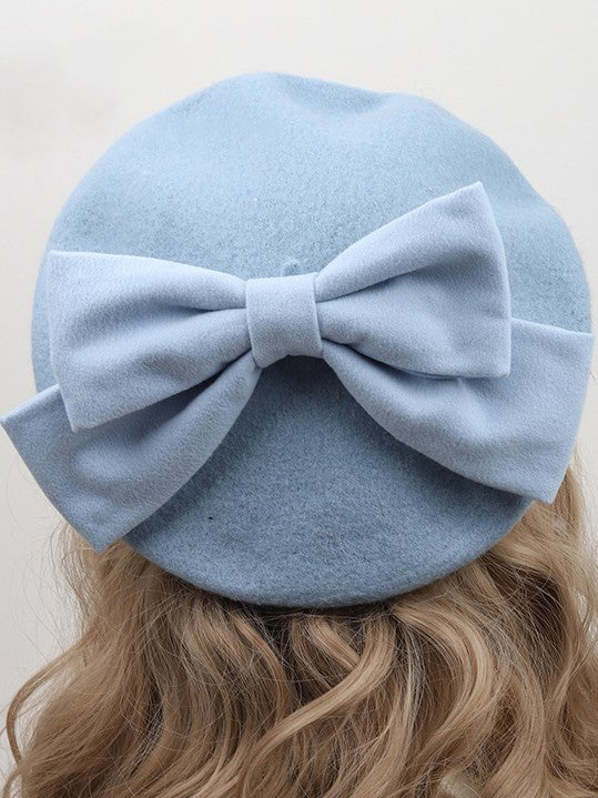 Bowknot Beret With Lolita Options Color 12 Detachable