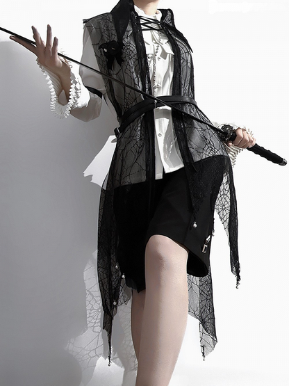 ロリータ 襟王子 ポインテッドシャツ風 王子様 白