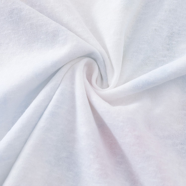 Sun Protection Long Top Vibrant Loose-Fit White/Green Sleeve Print