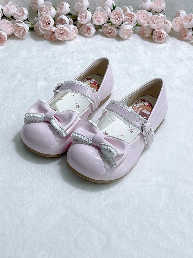 Janes Light - Fashion Edging Round with Pink Mary Ruffles Lolita Toe for