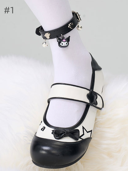 Süße, verstellbare Beinschlaufe mit Schnalle, Glöckchen und Anhänger