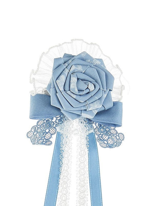 Blue Flower Lolita Brooch