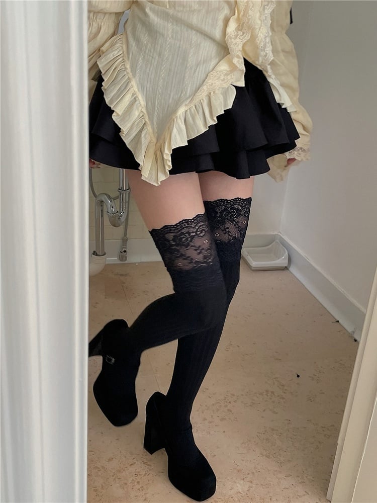 5 Stockings Trim Options Color Lace