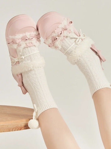Original Lolita Shoes Round Ribbon Toe