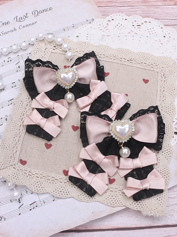 9 Color Hairclip Large Kei Options Bowknot Jirai