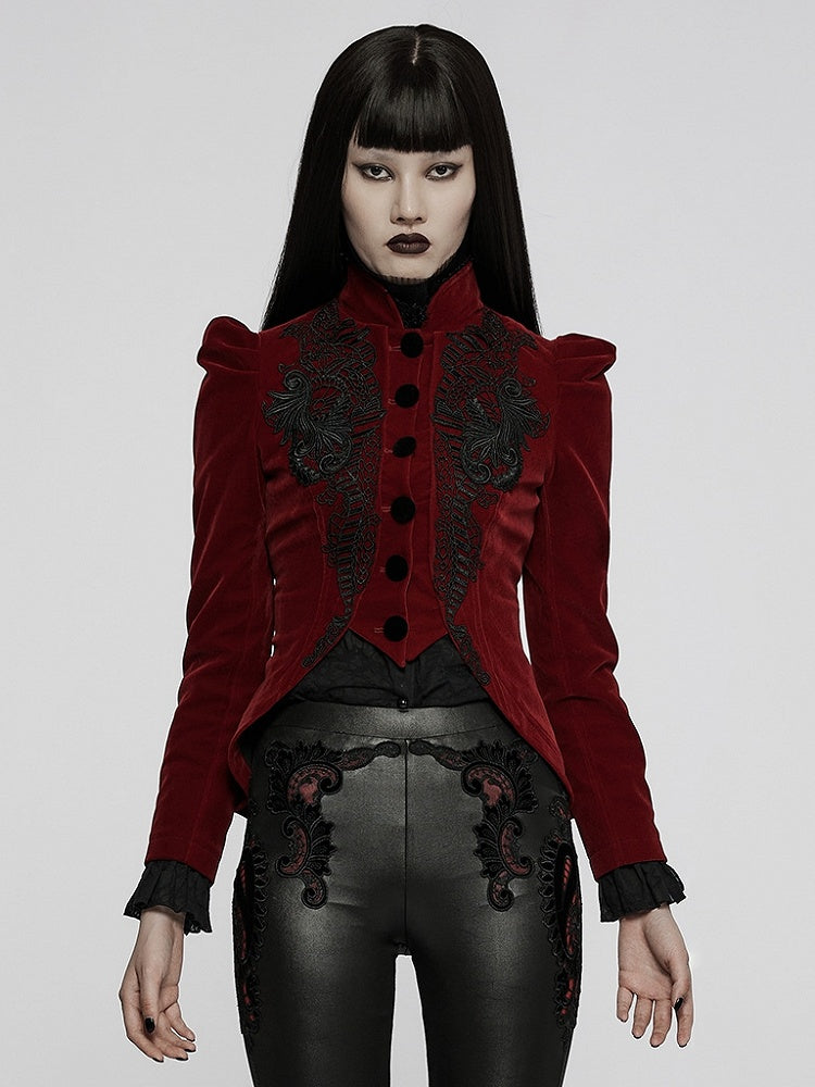 Jacket Goth Red
