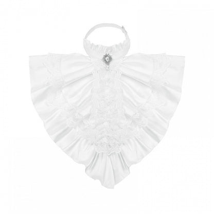 Jabot in White & Black - With PUJI