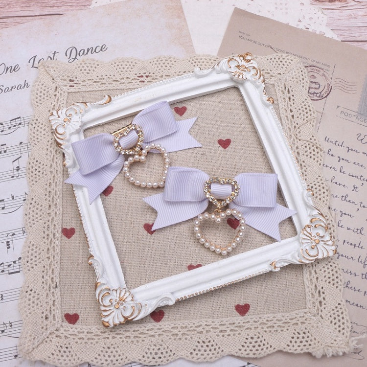 6 Kei Jirai Options Charm Heart Bowknot Hairclip Color