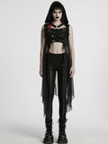 Black Punk Hollow Skeleton Personalized Vest