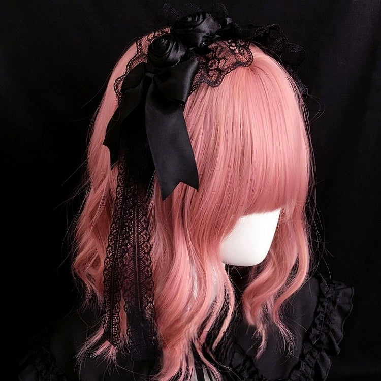 Trim Black Lace Bow KC Rose