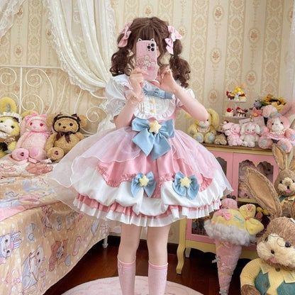 Lolita Sweet Heart Girl Original JSK Suspender Dress