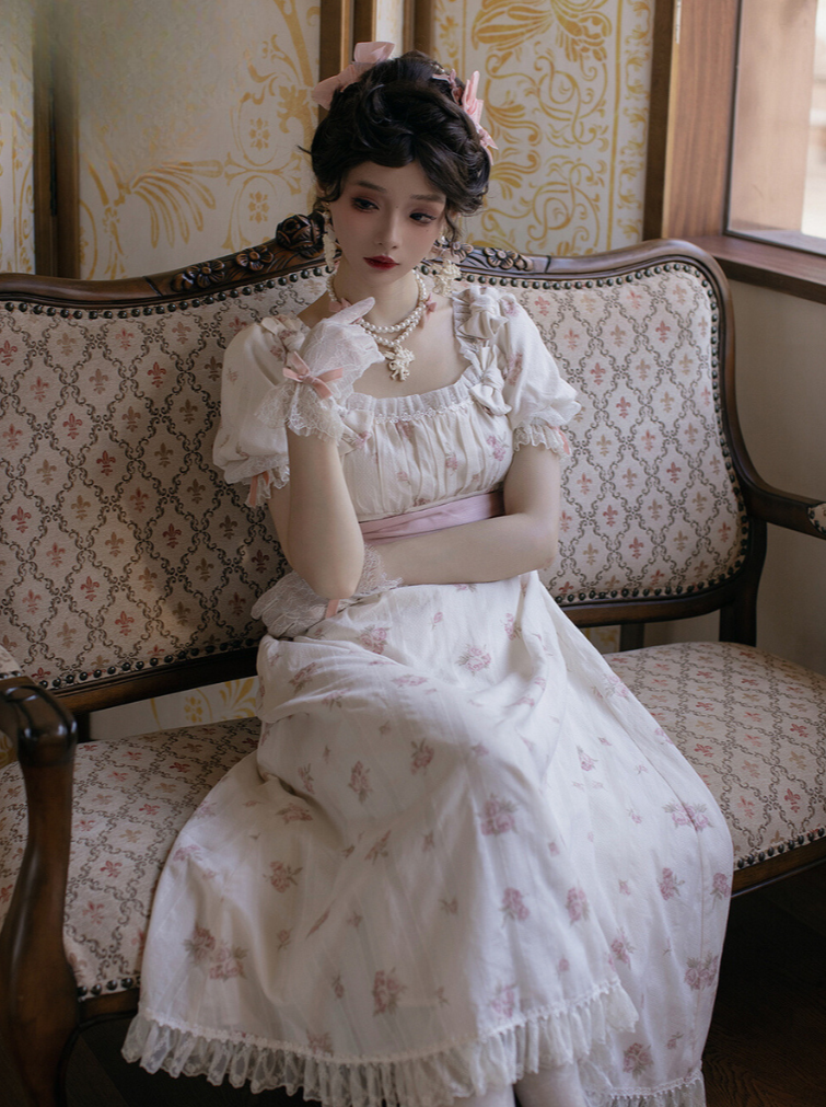 Blooming Antique Group West Ribbon Rory Ta Dress