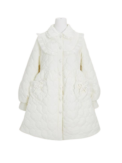 ラブリーハートキルティングコート