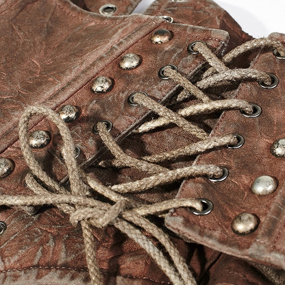 Steampunk Buckle Loops Coffee Girdle