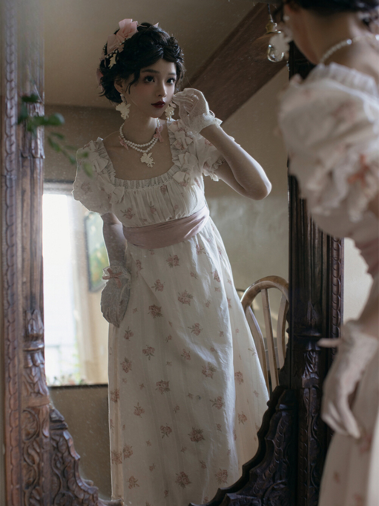 Blooming Antique Group West Ribbon Rory Ta Dress