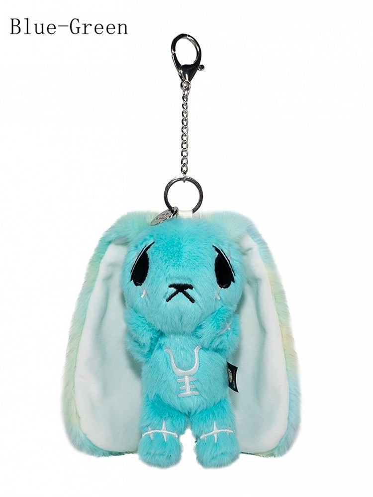 Options Guro Anxious - Kawaii Embroidery 7 Symbol Scar Color Details Keychain Bunny
