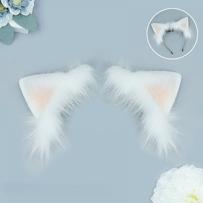 3 Covers Faux Kitty Colors Waggling Ear Fur