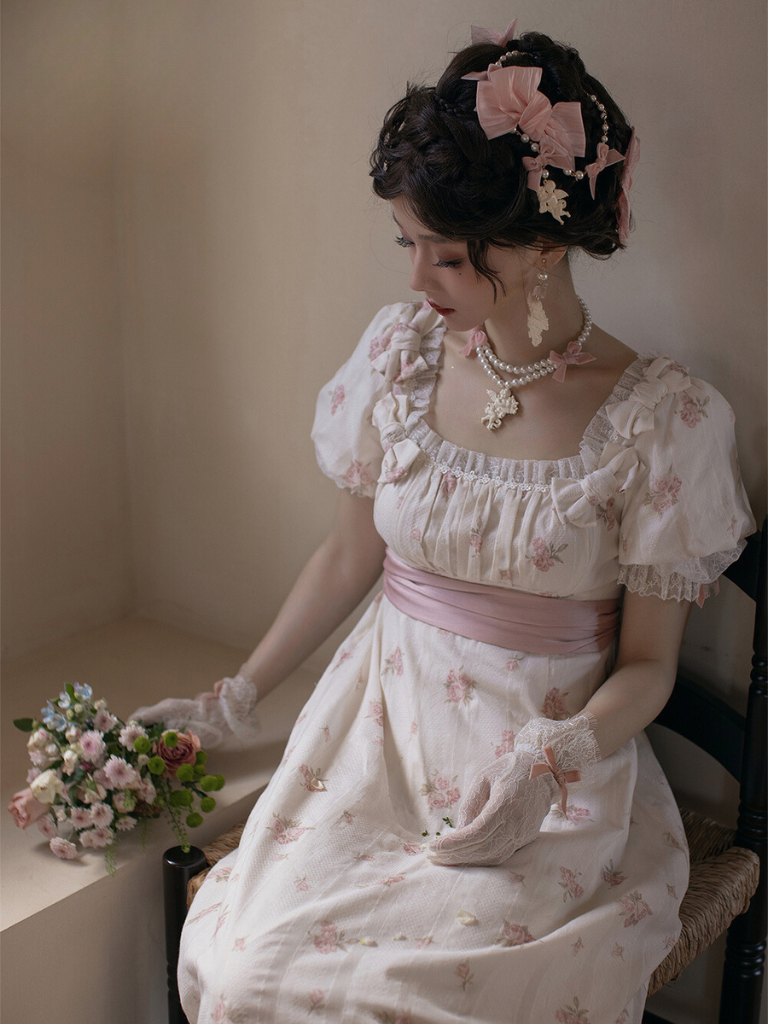 Blooming Antique Group West Ribbon Rory Ta Dress