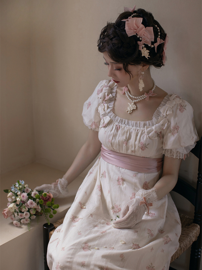 Blooming Antique Group West Ribbon Rory Ta Dress