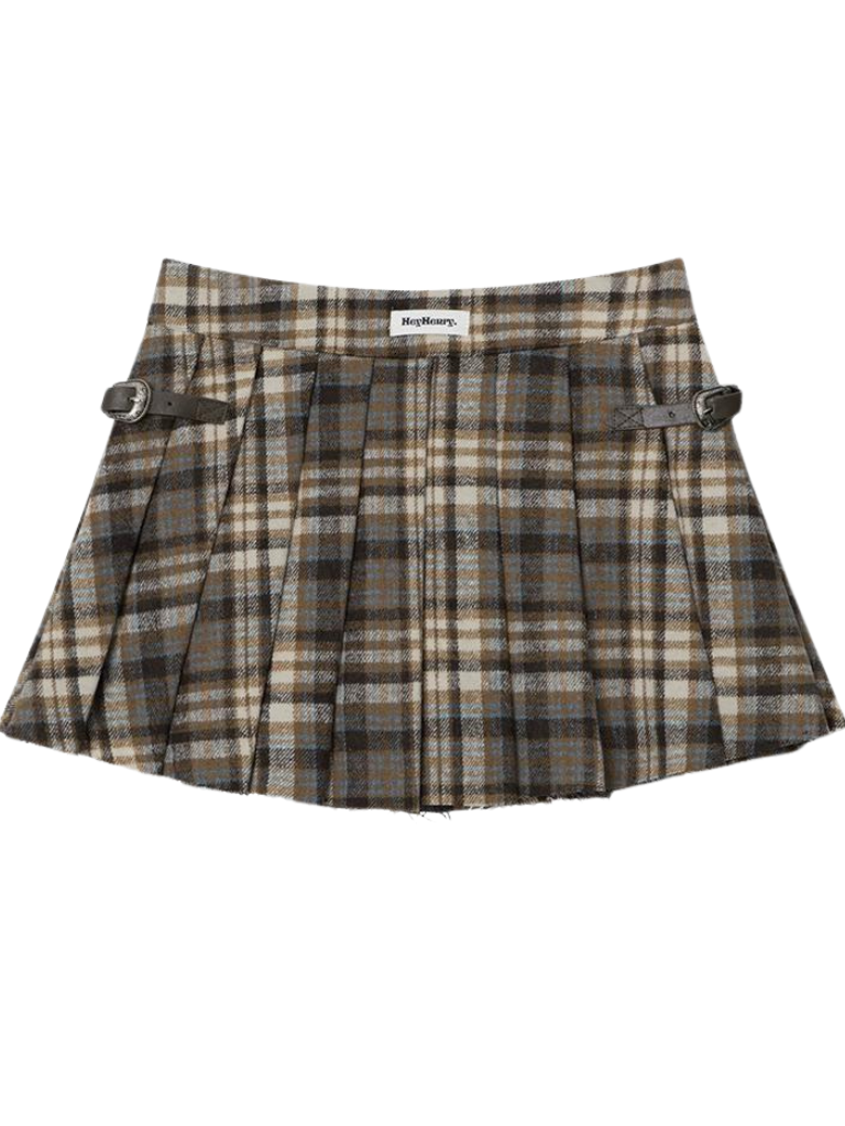 スタイル オールスカート チェック マイラード マッチ レトロ