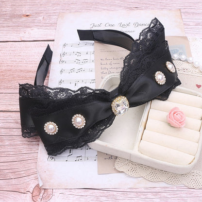 Options Rhinestone Lace Kei KC 4 Color Jirai Bowknot